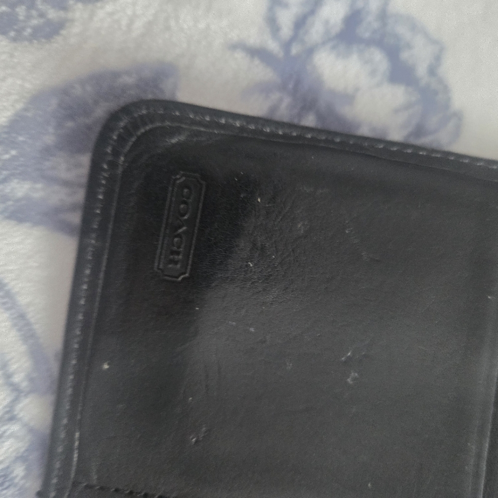 Coach Black Leather Wallet - Picture 3 of 6